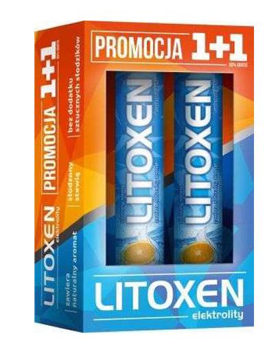 LITOXEN Elektrolity - 2 x 20 tabl. mus. Nawodnienie i mineralizacja organizmu. - Apteka internetowa Melissa