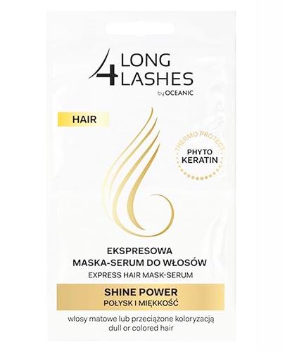  LONG 4 LASHES HAIR Maska-serum do włosów połysk i miękkość, 2 x 6 ml - Apteka internetowa Melissa  