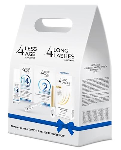 LESS 4 AGE ZESTAW Hydrożel wypełniający zmarszczki + Koncentrat liftingujący + Serum do rzęs - 30 ml + 2,5 g + 3 ml - Apteka internetowa Melissa