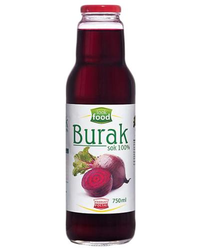  Look Food Burak sok 100% - 750 ml - cena, opinie, właściwości - Apteka internetowa Melissa  