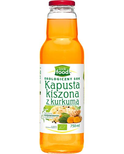  Look Food Ekologiczny sok Kapusta kiszona z kurkumą - 750 ml - cena, opinie, właściwości - Apteka internetowa Melissa  