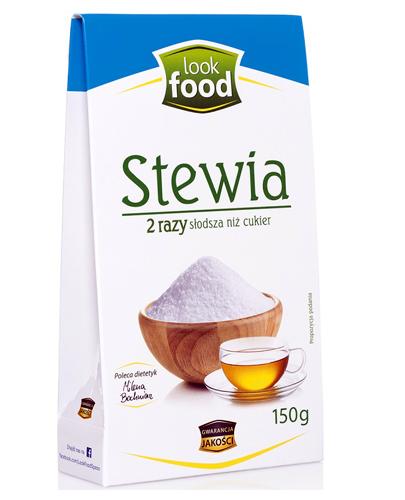  LOOK FOOD Stewia - 150 g. 2 x słodszy zamiennik cukru. - Apteka internetowa Melissa  
