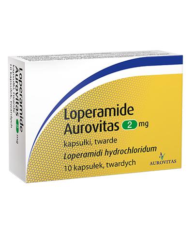 Loperamide Aurovitas 2 mg, 10 kaps., biegunka, cena, opinie, ulotka - Apteka internetowa Melissa