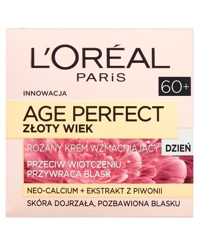 L'Oreal Age Perfect Złoty Wiek Różany krem wzmacniający na dzień 60+ - 50 ml - cena, opinie, właściwości