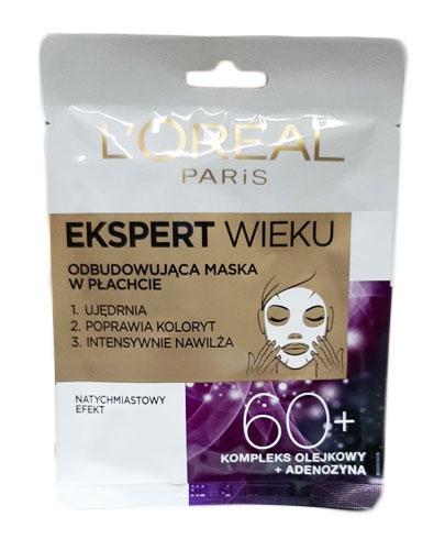  L'Oreal Ekspert Wieku Odbudowująca maska w płacie 60+ - 1 szt. - cena, opinie, działanie - Apteka internetowa Melissa  