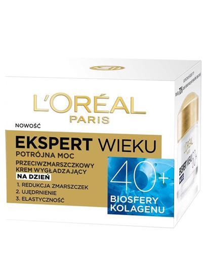 L'OREAL EKSPERT WIEKU Przeciwzmarszczkowy krem wygładzający na dzień 40+, 50 ml