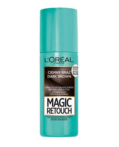  L'Oreal Magic Retouch Spray do błyskawicznego retuszu odrostów ciemny brąz, 75 ml, cena, opinie, stosowanie - Apteka internetowa Melissa  