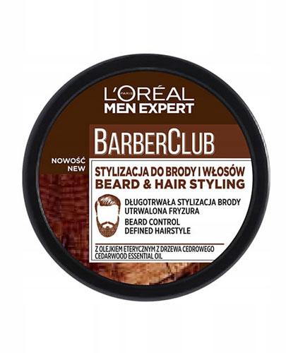  L'Oreal Men Expert Barber Club Krem do stylizacji brody i włosów - 75 ml - cena, opinie, właściwości  - Apteka internetowa Melissa  