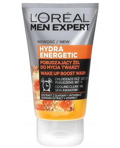  L'Oreal Men Expert Hydra Energetic Pobudzający żel do mycia twarzy - 100 ml Do suchej skóry - cena, opinie, właściwości  - Apteka internetowa Melissa  