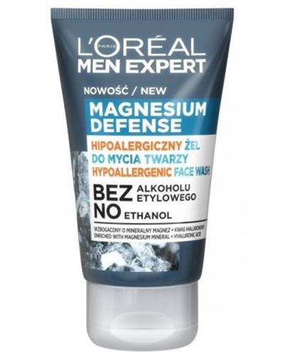  L'Oreal Men Expert Magnesium Defense Face Wash Hipoalergiczny Żel do mycia twarzy, 100 ml - Apteka internetowa Melissa  