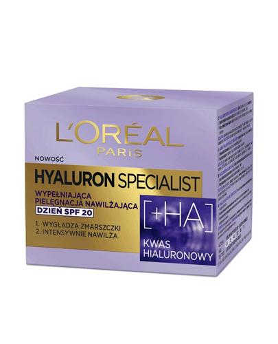 L'oreal Paris Hyaluron Specialist Wypełniająca pielęgnacja nawilżająca na dzień SPF 20, 50 ml