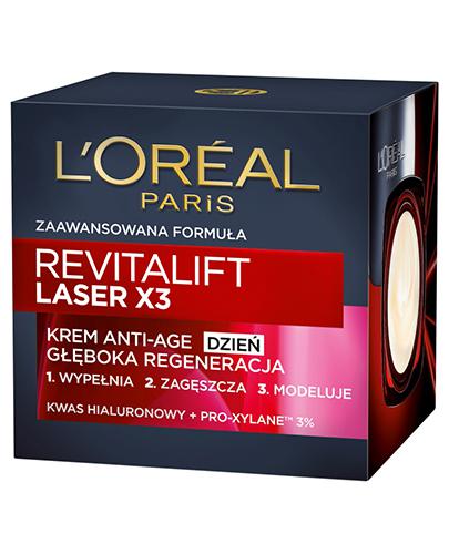 L'OREAL REVITALIFT LASER X3 Krem Anti Age na dzień terapia regenerująca - 50 ml - Apteka internetowa Melissa