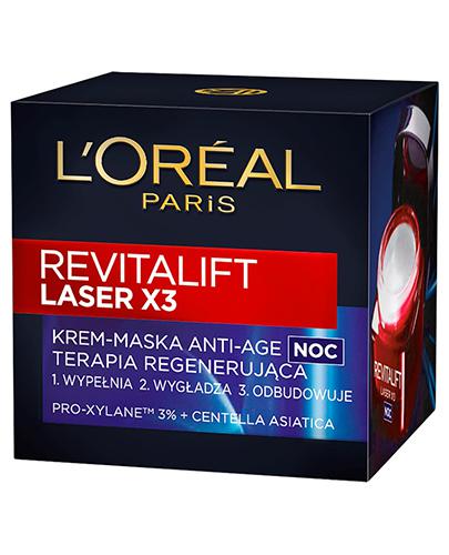 L'OREAL REVITALIFT LASER X3 Krem-maska Anti Age na noc terapia regenerująca - 50 ml - Apteka internetowa Melissa  