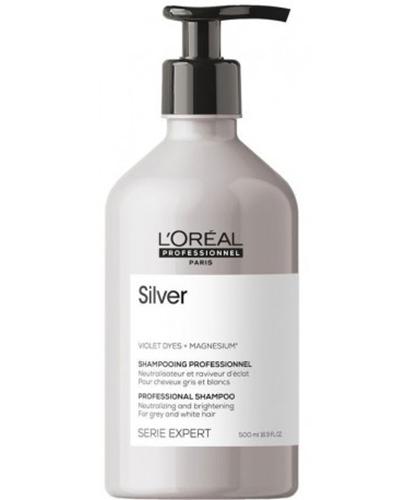  L'Oreal  Serie Expert Magnesium Silver Szampon do włosów mocno rozjaśnionych i siwych - 500 ml - cena, opinie, stosowanie - Apteka internetowa Melissa  