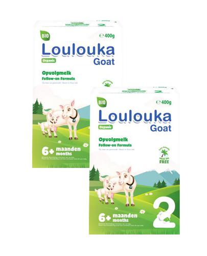  Loulouka Goat Bio 2 Organiczne Mleko Kozie dla niemowląt po 6 miesiącu, 2 x 400 g, cena, opinie, składniki - Apteka internetowa Melissa  