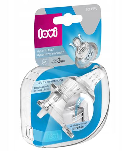 LOVI Dynamiczny smoczek wolny 3m+ 18/750 - 2 szt. - Apteka internetowa Melissa