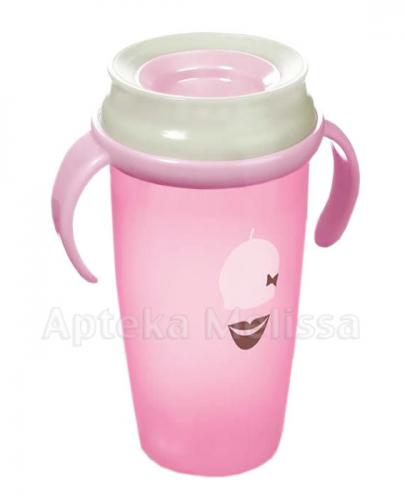 LOVI 360° Kubek active retro 14m+ różowy - 350 ml 1/595 - Apteka internetowa Melissa