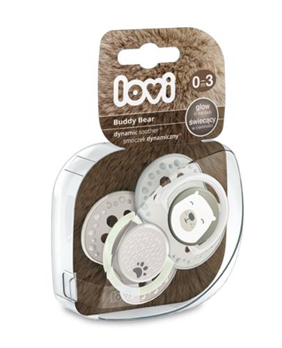 LOVI BUDDY BEAR Smoczek dynamiczny 0-3m 22/863 - 2 szt.