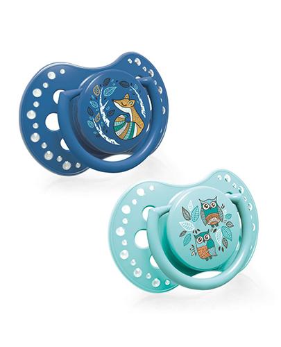 LOVI FOLKY Smoczek dynamiczny 3-6 m-cy 22/842 dla chłopca - 2 szt.
