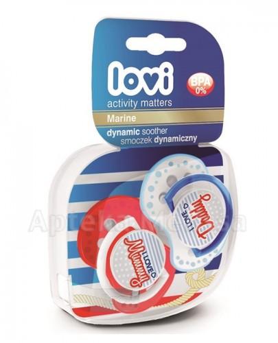 LOVI MARINE Dynamiczny smoczek uspokajający 0-3 m-cy 22/819 - 2 szt. - Apteka internetowa Melissa