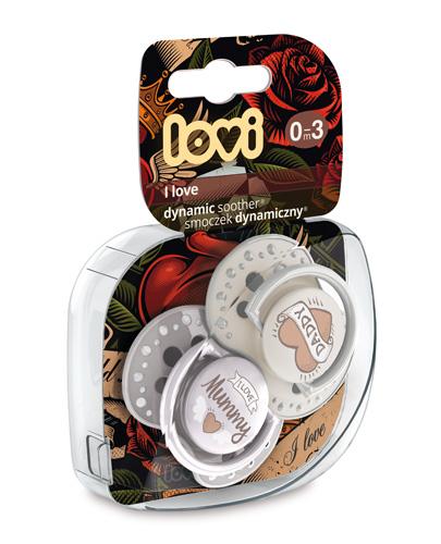 LOVI I LOVE Smoczek dynamiczny 0-3m 22/866 - 2 szt.