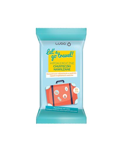 LUBA LET'S GO TRAVEL Chusteczki nawilżane - 15 szt. - Apteka internetowa Melissa