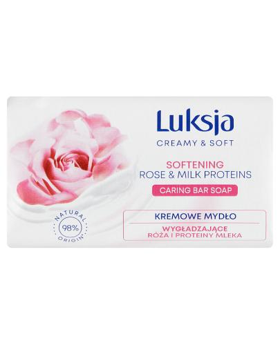  Luksja Creamy&Soft Kremowe Mydło w kostce Róża i Proteiny mleka, 90 g., cena, właściwości, opinie - Apteka internetowa Melissa  