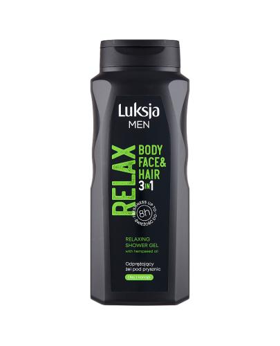  Luksja Men Odprężający Żel pod prysznic Relax, 500 ml, cena, opinie, wskazania - Apteka internetowa Melissa  