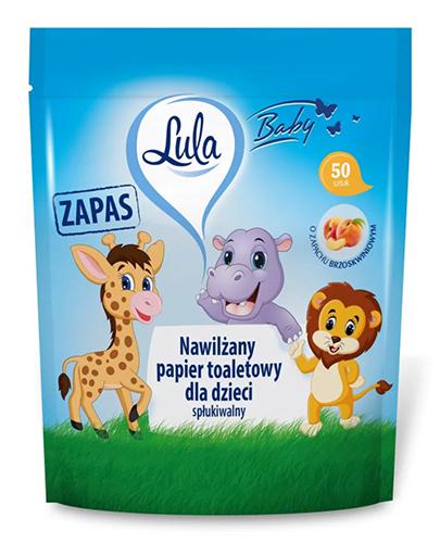  Lula Baby Nawilżany Papier toaletowy dla dzieci zapas, 50 szt., cena, opinie, właściwości - Apteka internetowa Melissa  