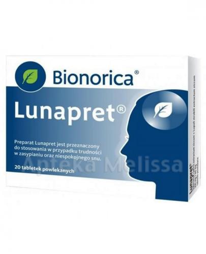 LUNAPRET - 20 tabl. - Apteka internetowa Melissa