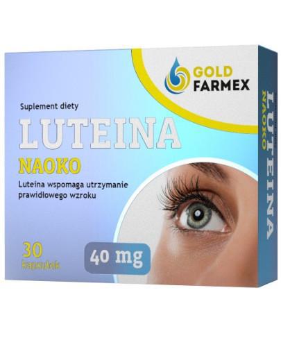  Luteina Naoko 40 mg - 30 kaps. - cena, opinie, wskazania - Apteka internetowa Melissa  