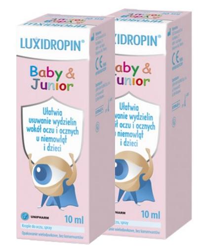  Luxidropin Baby & Junior, 2 x 10 ml, cena, opinie, właściwości  - Apteka internetowa Melissa  