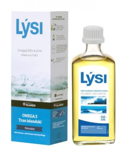 Lysi Tran islandzki naturalny, olej, 240 ml
