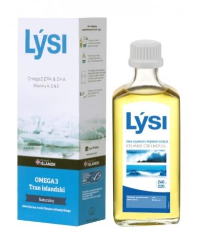  Lysi Tran Islandzki smak naturalny, 240 ml - Apteka internetowa Melissa  