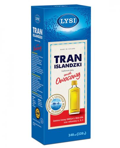 LYSI Tran Islandzki smak owocowy - 240 ml - Apteka internetowa Melissa