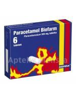  Paracetamol Biofarm 500 mg, 6 tabletek