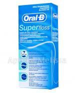 ORAL-B SUPER FLOSS Nić dentystyczna do aparatów ortodontycznych - 50 odcin.