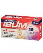  IBUM Czopki dla dzieci 60 mg - 10 szt.
