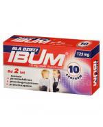  IBUM Czopki dla dzieci 125 mg - 10 szt.