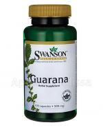 SWANSON Guarana 500 mg - 100 kaps.