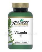 SWANSON Witamina E 200IU - 60 kaps.