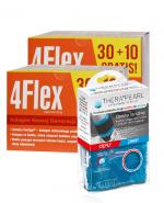 4FLEX Kolagen nowej generacji - 2 x 30 sasz.+ 2 x 10 sasz. +  THERAPEARL Opaska na stawy - 1 szt.