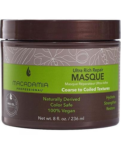  Macadamia Professional Ultra Rich Repair Odżywcza nawilżająca intensywna maska do włosów - 236 ml - cena, opinie, stosowanie - Apteka internetowa Melissa  