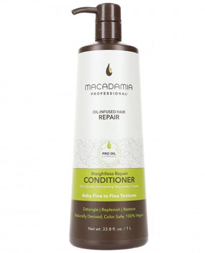 Macadamia Professional Weightless Nawilżająca odżywka do włosów cienkich - 1000 ml - cena, opinie, właściwości - Apteka internetowa Melissa