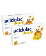 ACIDOLAC JUNIOR Misio tabletki o smaku pomarańczowym  - 2 x 20 tabl.