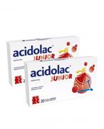 ACIDOLAC JUNIOR Misio tabletki o smaku truskawkowym  - 2 x 20 tabl.
