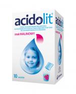 ACIDOLIT O smaku malinowym - 10 sasz. 