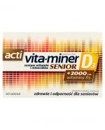  ACTI VITA - MINER SENIOR D3, 60 tabletek