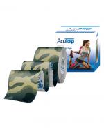 AcuTop Design Kinesiology Tape 5 cm x 5 m Green camo, 1 szt.