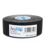 AcuTop Premium Kinesiology Tape 2,5 cm x 5 m czarny, 1 szt.